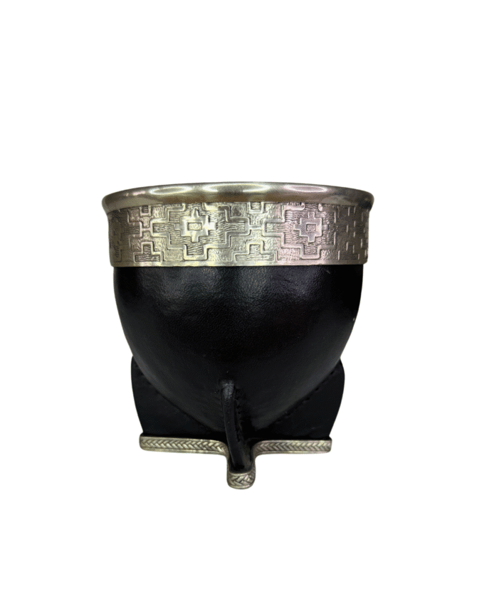 Mate Imperial con Base de Alpaca Cincelado - Image 2